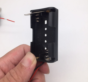 Fabrieksdirecte levering kleine oplage DIY elektronische componenten 2*AA mes-schakelaar batterijhouder voor elektronische apparaten - Product Image 4