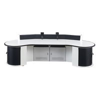 Centre de commande à LED moderne personnalisé Arc Console modulaire extensible Salle de commande Poste de travail