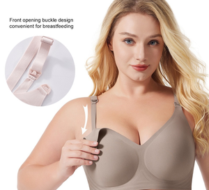 <span class=keywords><strong>Soutien</strong></span>-<span class=keywords><strong>gorge</strong></span> d'allaitement Push-up sans couture, doux, confortable, respirant et anti-affaissement, pour femmes, gros bustes pour maternité, tricoté - Product Image 2