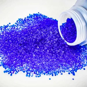 Màu Xanh silica đổi màu gel nhà bếp phòng khách độ ẩm Máy hút ẩm hấp thụ tái sử dụng màu xanh silica gel hạt cho desiccators