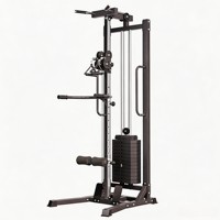 Système de poulies réglable en acier inoxydable pour rack de squat, câbles à glisse fluide, résistance personnalisable pour exercices de fitness complet du corps