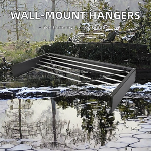 Porte-vêtements mural pliable et extensible en métal de qualité supérieure pour intérieur et extérieur, idéal pour la maison (vente en gros) - Product Image 3