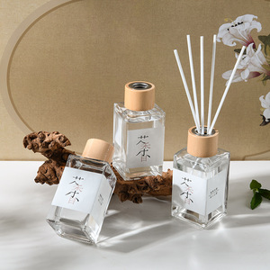 Home White Tea Scent <b>Reed</b> <b>Diffuser</b> Kit Essential <b>Oil</b> Air Freshener Elegant Decor for Bedroom Washroom Hotel Indoor - Product Image 1