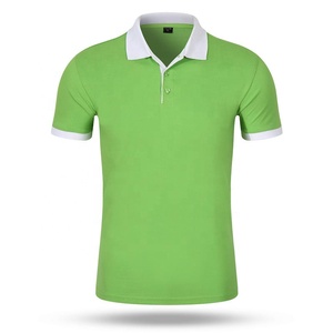 <span class=keywords><strong>Polo</strong></span> Homme en Coton et Polyester de Haute Qualité, Personnalisable avec Logo, Motif Uni, Coupe Ample, Uniforme de Bureau, Chemise d'Affaires - Product Image 2