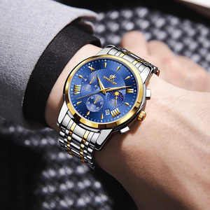 Montres pour hommes, marques de luxe, montres en or, chronographe à quartz, étiquette privée, OEM, sport, étanches, montres de luxe pour affaires - Product Image 3