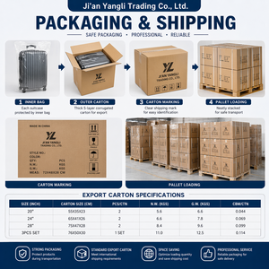 <span class=keywords><strong>Maleta</strong></span> de Viaje con Ruedas Giratorias de 20 Pulgadas con Apertura Lateral, Personalizable con Logotipo, para Viajes de Negocios - Product Image 5