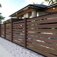 Panneau de clôture en bois composite résistant aux intempéries (WPC)