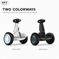 XFY Yetişkin 2 Tekerlekli Elektrikli Kendinden Dengeleyici Scooter 11 İnç Lastik 100kg Taşıma Kapasitesi 350Wx2 Motorlu Katlanabilir Alüminyum Gövdeli