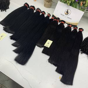 100% Extension de cheveux humains vierges Remy à cuticules alignées kératine pré-collée I-Top avec ondulations et boucles naturelles - Product Image 5