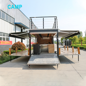 Camion de restauration mobile CAMPTRL entièrement équipé <span class=keywords><strong>pour</strong></span> la vente de glaces, avec cuisine complète, pâtisserie, kebab et restauration rapide, chariot de nourriture de rue mobile - Product Image 2