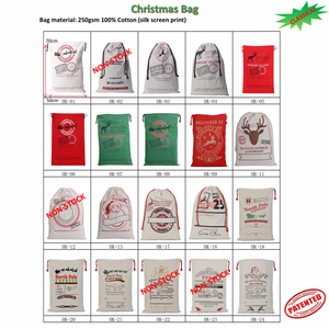 High King Wholesale 50cm X 70cm Canvas Sublimation Christmas <strong>Sack</strong> <strong>Large</strong> Blank <strong>Santa</strong> <strong>Sack</strong> - Product Image 6
