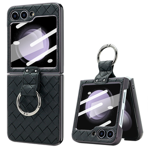 VIETAO Venta caliente para <span class=keywords><strong>Samsung</strong></span> <span class=keywords><strong>Galaxy</strong></span> <span class=keywords><strong>Z</strong></span> <span class=keywords><strong>Flip</strong></span> 6 Funda de teléfono con membrana de carcasa Anillo de metal Funda de cuero PU para <span class=keywords><strong>Galaxy</strong></span> <span class=keywords><strong>Z</strong></span> Flip5 4 <span class=keywords><strong>3</strong></span> - Product Image 6