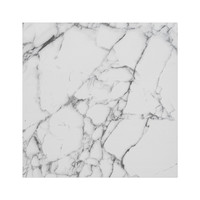 Azulejos de Porcelana Pearl Carrara 1000x1000mm, Patrón de Mármol Blanco, Modernos, Antideslizantes, para Piso y Pared de Baño