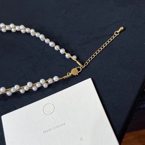 Alambre de acero de tungsteno tejido a mano, adornado con perlas naturales de agua dulce de 3-4mm, chapado al vacío, <span class=keywords><strong>nunca</strong></span> se desvanece - Product Image 4