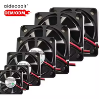 Ventilateur de refroidissement axial sans balais Aidecoolr ADC12025 12V 24V pour serveur, boîtier PC avec dissipateur thermique en plastique, refroidissement efficace du processeur