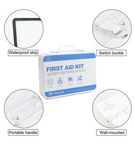 Trousse de premiers secours conforme OSHA en gros, en fer, pour 10/25/50/100 personnes, avec mallette robuste pour camions de <span class=keywords><strong>travail</strong></span>, flottes, rénovations, usage industriel - Product Image 5
