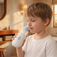 Aspirateur nasal et irrigateur électrique 2-en-1 pour bébé, ultra-silencieux (<30 dB), système de lavage des sinus pour soulager la congestion des tout-petits
