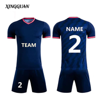 Uniformes de Fútbol Reversibles Personalizados al por Mayor, Conjuntos de Camisetas de Fútbol de Doble Cara para Hombre, Sublimación en Poliéster, Servicio OEM