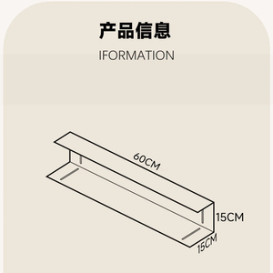 벽걸이형 스테인리스 스틸 수납 선반 컵 홀더 디스플레이 랙 주방 상업용 거실용 - Product Image 6