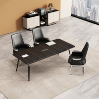 Mesa de panel reversible de oficina modular multifuncional moderna para uso doméstico comodidad mejorada con puertos de cable abatibles