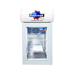 MEISDA40Lガラスドアディスプレイ小型アイスクリーム冷凍庫