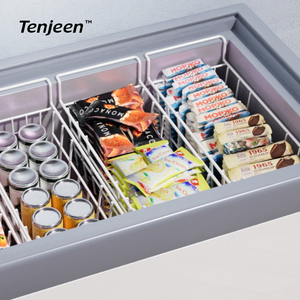 Hỗ trợ tùy biến thương mại tủ lạnh <span class=keywords><strong>Ice</strong></span> <span class=keywords><strong>Cream</strong></span> giỏ cho cửa hàng tiện lợi Tủ đông kệ - Product Image 4