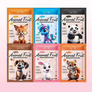 Sadoer ชุดมาส์กหน้า<span class=keywords><strong>บำรุง</strong></span>ผิวหน้าจากผลไม้ชุดสัตว์ธรรมชาติหลากหลายประโยชน์ - Product Image 6