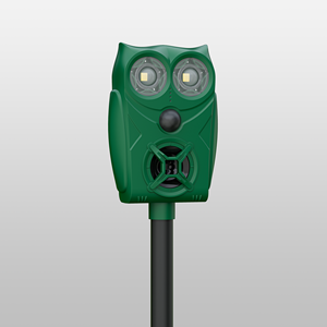 AR30 Nueva patente ScareCrow Solar Animal Defender 5 Modo Repelente ultrasónico Panel plegable Sensor PIR IP65 a prueba de agua - Product Image 1