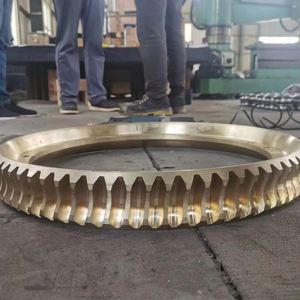 Roues à vis sans fin en bronze personnalisées avec applications à faible frottement - Product Image 1