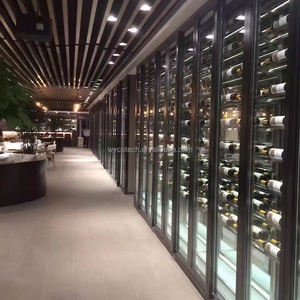 Armoire de réfrigérateur à vin électrique porte en verre trempé isolée personnalisée 304 SS fort contrôle de la température de la cave à vin ménage - Product Image 2