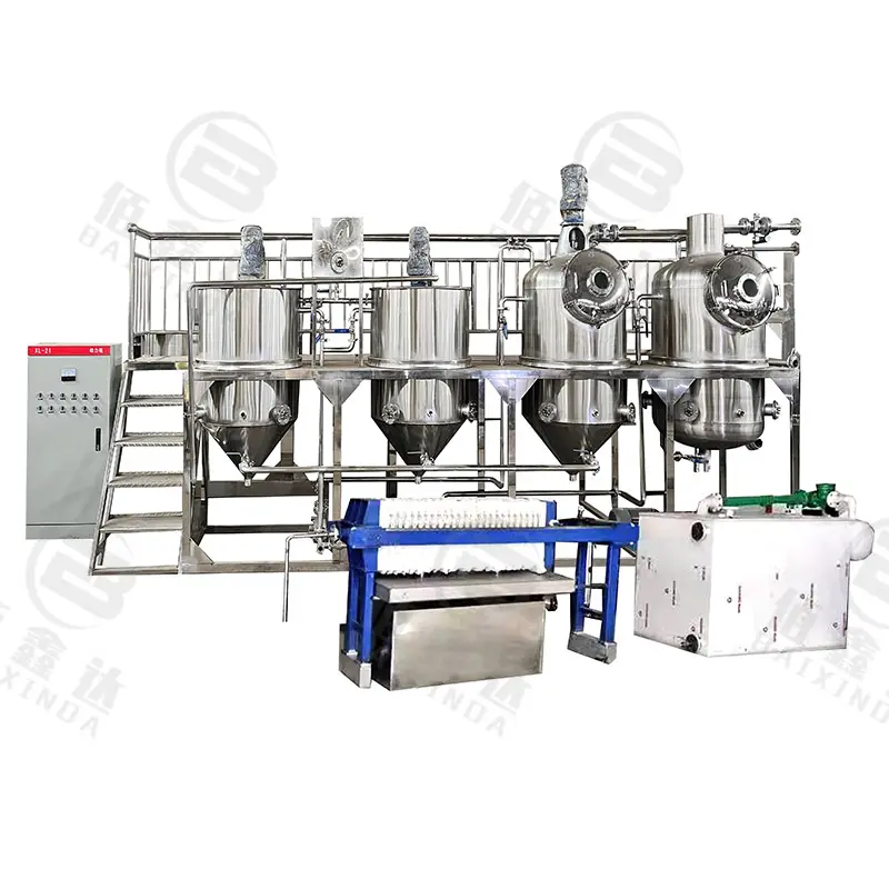 Fábrica a la venta máquina de refinación de aceite usado planta de maquinaria de refinería de aceite de cocina para aceite usado