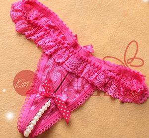 KISS ME ANGEL sexy donna glamour boudoir lover biancheria intima seducente perla aperta perizoma T pants - Product Image 5