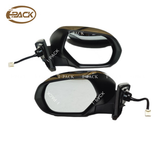 Rétroviseur latéral électrique pliable chromé 7 fils avec lampe pour Mitsubishi L200, rétroviseur de remplacement de sécurité - Product Image 3
