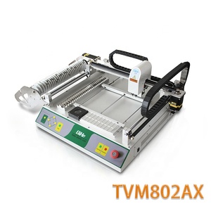 QIHE TVM802AX उच्च गति <span class=keywords><strong>2</strong></span> दृष्टि 29 भक्षण चिप मढ़ाईकार श्रीमती डेस्कटॉप छोटे स्वत: दृष्टि लेने और जगह मशीन - Product Image 2