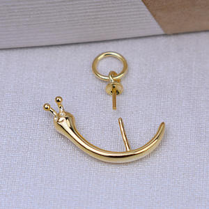 Colgante de Caracol de Plata S925 Hecho a Mano, Accesorio DIY de Estilo Europeo Americano, Perla Barroca Hueca para Mujer, Tamaños 3mm 6mm - Product Image 3