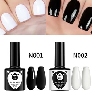 7.3ml Professional <strong>Black</strong> White Nail Gel <strong>Polish</strong> Super <strong>Black</strong>&amp;White Gel Nail <strong>Polish</strong> Semi-Permanent White <strong>Black</strong> Nail UV Gel - Product Image 4