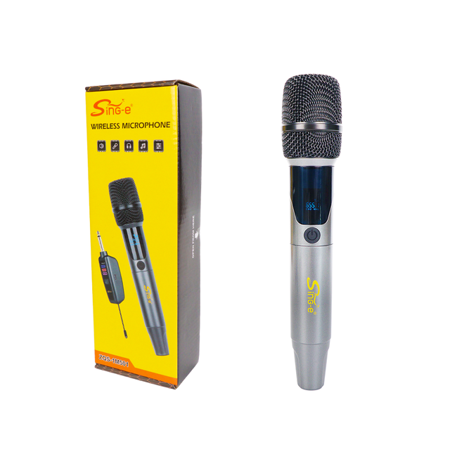 ZQS 1M501 Wireless Microphone, Karaoke Conference Wireless Microphone Channel Receiving Stage Microphone