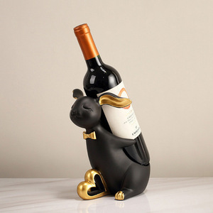 Rabbit Bicycle <b>Wine</b> <b>Rack</b> Resin Modern Design For Home Display Decor - Product Image 2