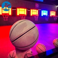 Matériel de PC de jeu de partie active d'équipement de jeu de panier de basket-ball d'intérieur électronique interactif pour l'utilisation d'aéroport