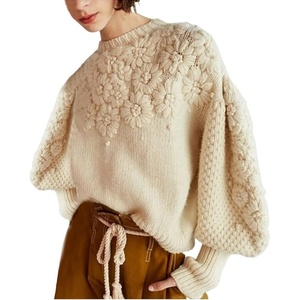 Áo len dệt kim nữ thiết kế riêng, áo len nữ, áo len nữ thêu - Product Image 1