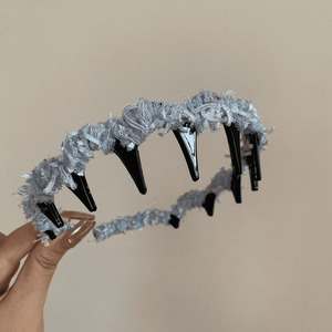 Diadema de tela antideslizante con forma de onda nueva para mujer, accesorio para el cabello <span class=keywords><strong>a</strong></span> presión para lavado de cara - Product Image 6