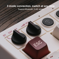 Prix de dropshipping Clavier de jeu mécanique 87 touches 8Bitdo Retro 2.4G sans fil, tri-mode, axe blanc, pour BT/2.4G/filaire