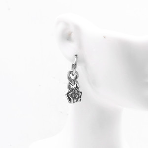 yunnique Hoop <b>Earrings</b> Star Shape Titanium Steel Geometric Design Fashion <b>Cuff</b> <b>Earrings</b> - Product Image 4