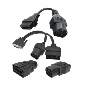 OBDII 16P kadın OBD2 16 16Pin OBD1 17Pin 17 Pin çam araba OBD teşhis konnektörü adaptörü ve kablo için Autel Mazda 3 Mazda