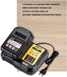 <span class=keywords><strong>Chargeur</strong></span> rapide Li-Ion 3A modèle <span class=keywords><strong>DCB112</strong></span>, entrée 260V, compatible avec les batteries 10.8V, 14.4V, 18V - Product Image 2