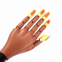 Main d'Entraînement pour Ongles Mannequin Amovible, Articulée, pour Manucure DIY et Pratique d'Ongles en Acrylique