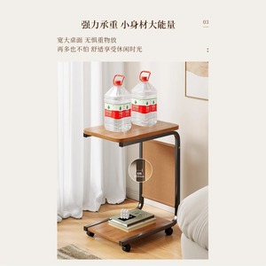Varias mini mesitas de noche de esquina móviles para dormitorio y sala de estar, sofá, polea, estante de mesa lateral para té y uso en la cabecera - Product Image 4