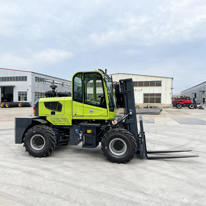 <span class=keywords><strong>CE</strong></span> ISO Offroad Gabelstapler 3m Hubhöhe 4WD 4x4 3.5ton 4WD Diesel All Rough Terrain Gabelstapler zu verkaufen - Product Image 1