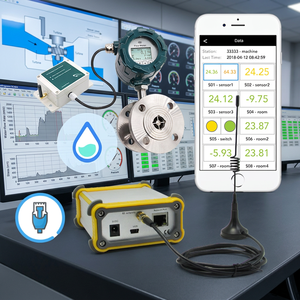 Ultrasonic <b>Flow</b> <b>Meter</b> Stainless Steel Flange Mounted Water Level Sensor With 4-20mA Output And Modbus RS485 Connectivity - Product Image 1