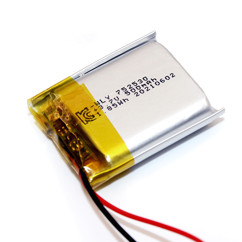 MSDS UN38.3 CE ROHS Сертифицированный литий-ионный аккумулятор 500 мАч 3,7 В 752530 полимерный lipo аккумулятор для смарт-часов для GPS-трекера